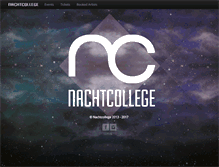 Tablet Screenshot of nachtcollege.com